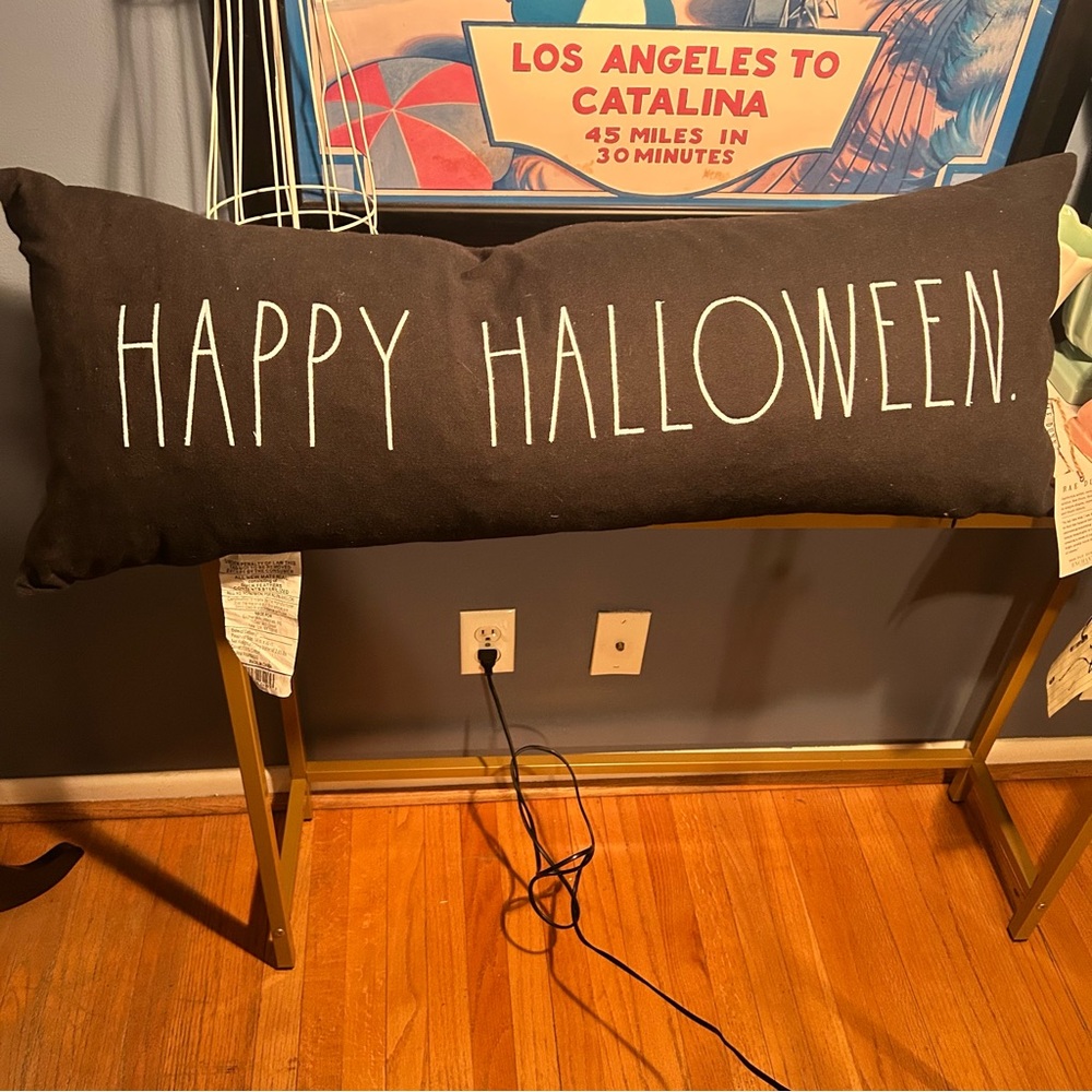 Rae Dunn Happy Halloween Pillow